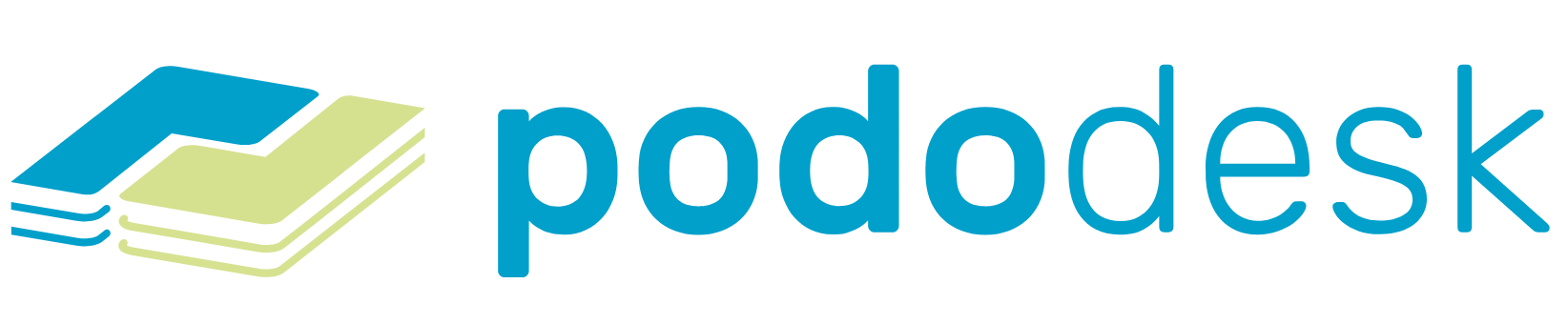 Das Logo der Podologiesoftware pododesk